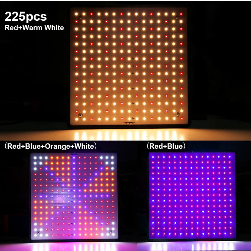 LED Indoor Grow Light Bulbs Full Spectrum 1000W Lamps for Succulent Flower Seeds Cultivation Led Panel Hanging Light AC 85-265V