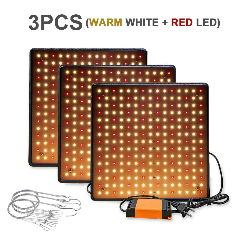 LED Indoor Grow Light Bulbs Full Spectrum 1000W Lamps for Succulent Flower Seeds Cultivation Led Panel Hanging Light AC 85-265V