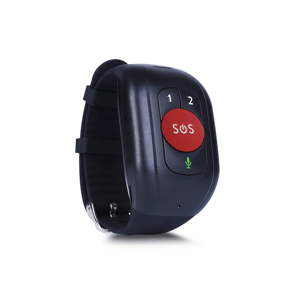 2025 Elderly People Smart Watch Bracelet 4G LTE GPS tracker Temperature Sensor SOS Urgent Call and Fall Detection for the Senior
