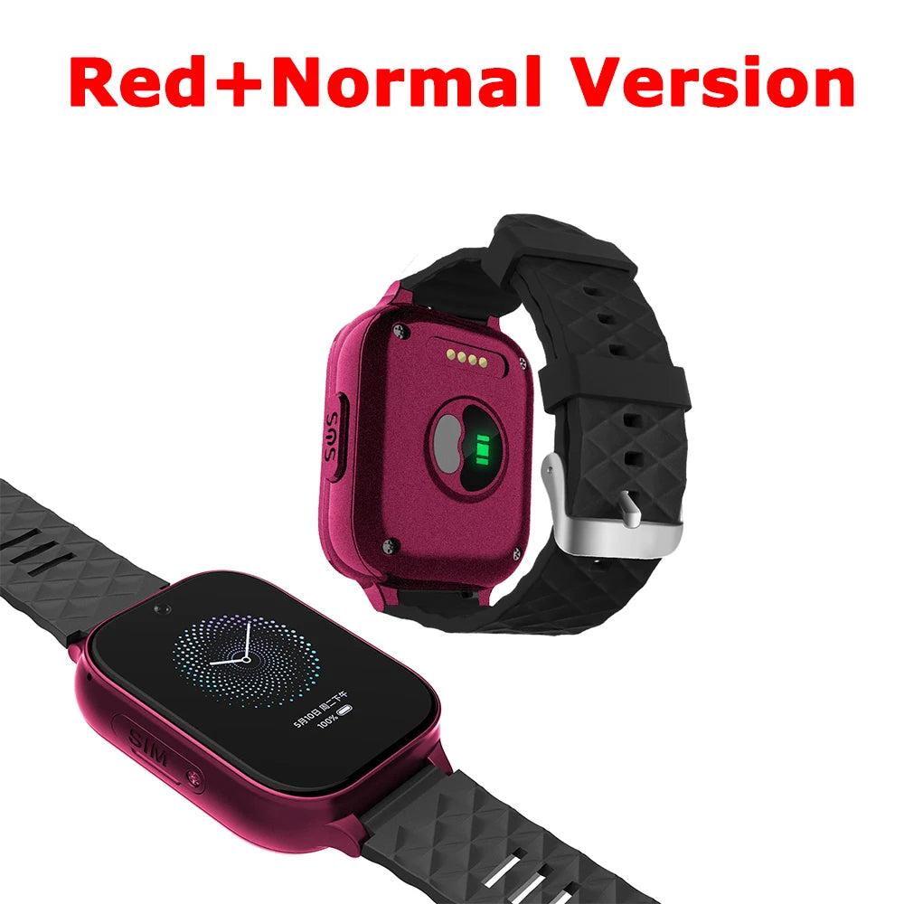 Newest 4G Smart GPS Watch Tracker Elderly Fall-down Alert SOS Emergency Alram Two-way Video Call HR & BP Body Temp. Blood Oxygen