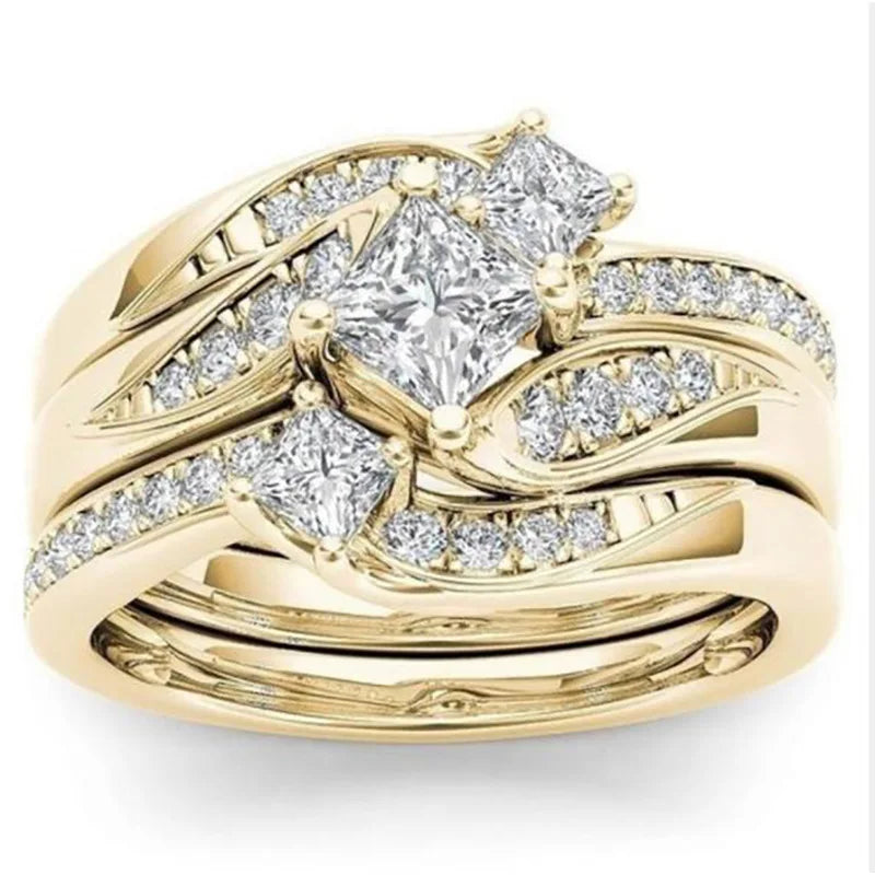Luxury Marquis Cut Droplet Ring Women&