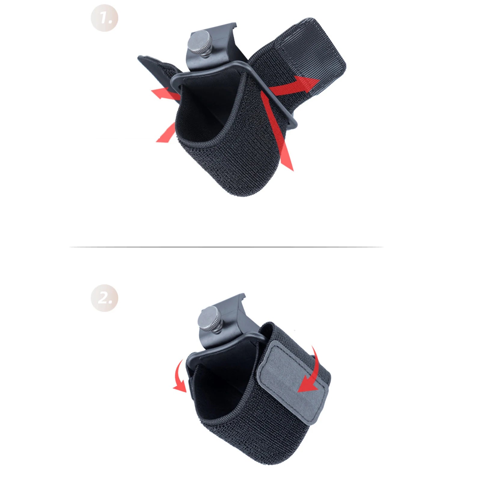 Bike Wristband Phone Holder Mount Phone Wrist Strap Holder 360° Rotation Armband Smartphone for Running Walking Hiking Cycling