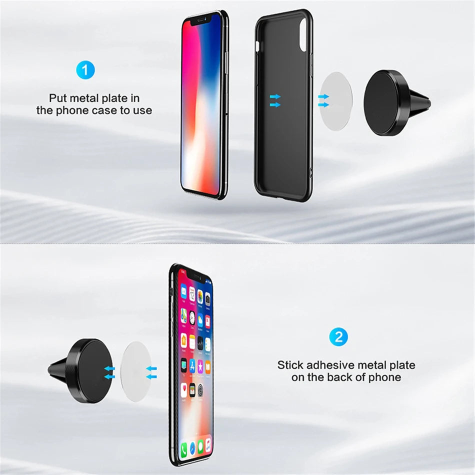 Magnetic Phone Holder For Phone In Car Air Vent Mount Universal Mobile Smartphone Stand Magnet Support Cell Holder For IPhone