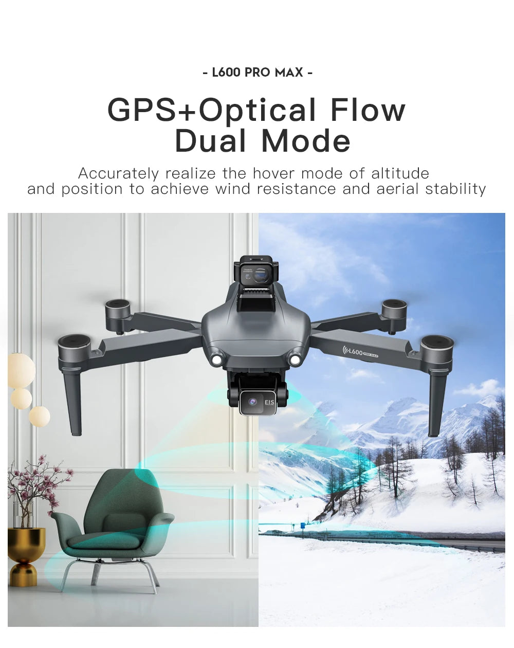 L600 PRO / PRO MAX Drone 4K Profesional Dual Camera 3-axis Gimbal Brushless Obstacle Avoidance WiFi FPV Dron RC Quadcopter Toys