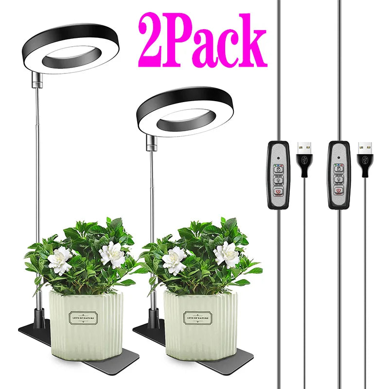 Full Spectrum LED Grow Light Grow Lamp Indoor Hydroponic Plant LED Plant Grow Light Phyto Lamp USB Phytolamp For Seedling Flower