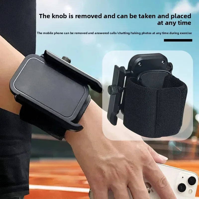 360°Rotatable New Wristband Phone Holder for Smartphone Running Armband for Hiking Biking Walking Universal Sports Wristband