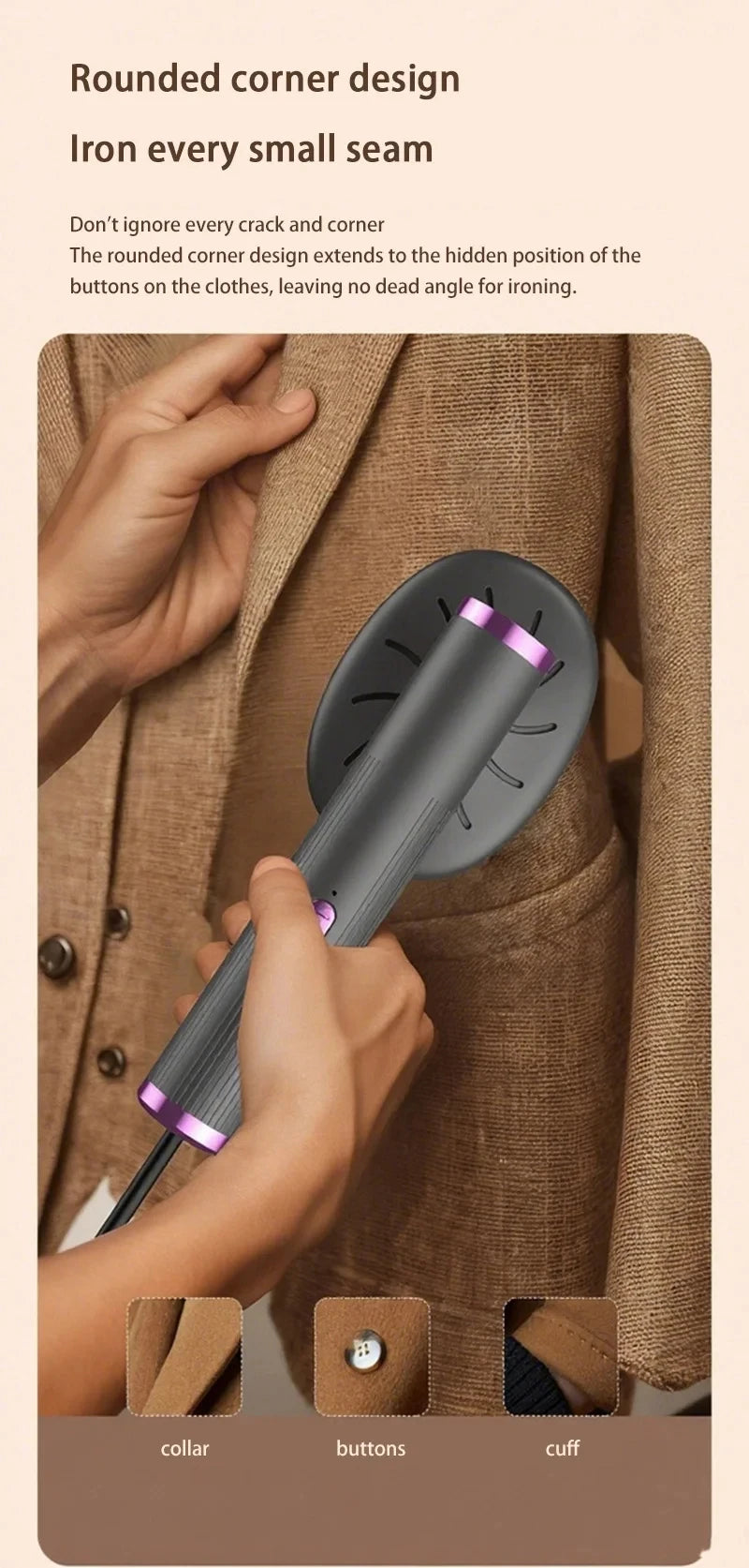 Handheld Steamer Iron USB Portable Mini for Clothes Fast Heating Travel Garment Fabric Press Machine with Handle Home use 2025