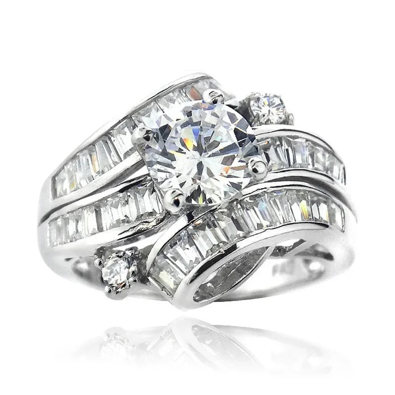 Luxury Marquis Cut Droplet Ring Women&