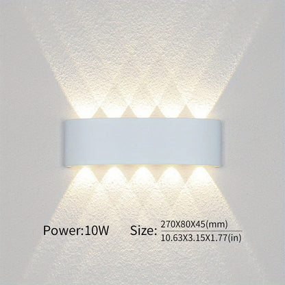 Led Wall Lamp Waterproof IP66 Up And Down Lighting Garden Decoration AC85-265V indoor&amp;outdoor Wall Light for Bedroom Living Room