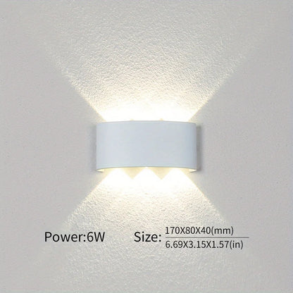 Led Wall Lamp Waterproof IP66 Up And Down Lighting Garden Decoration AC85-265V indoor&amp;outdoor Wall Light for Bedroom Living Room