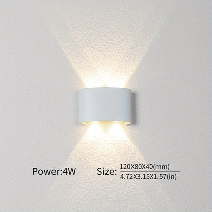 Led Wall Lamp Waterproof IP66 Up And Down Lighting Garden Decoration AC85-265V indoor&amp;outdoor Wall Light for Bedroom Living Room