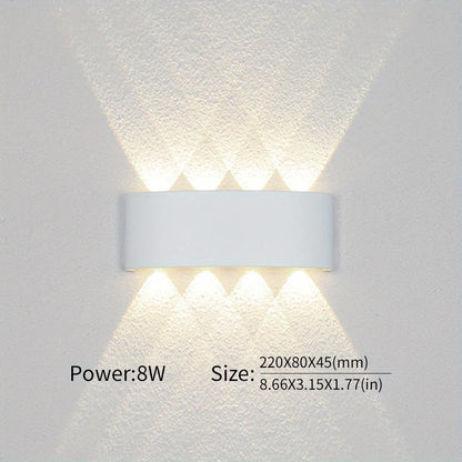 Led Wall Lamp Waterproof IP66 Up And Down Lighting Garden Decoration AC85-265V indoor&amp;outdoor Wall Light for Bedroom Living Room