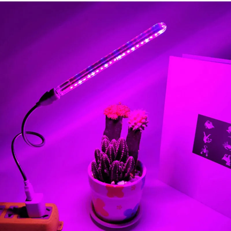 10W Led Grow Light USB Portable LED Plant Grow Light DC5V Full Spectrum Phyto Lamp 21 leds Rotation Flexible Light Indoor