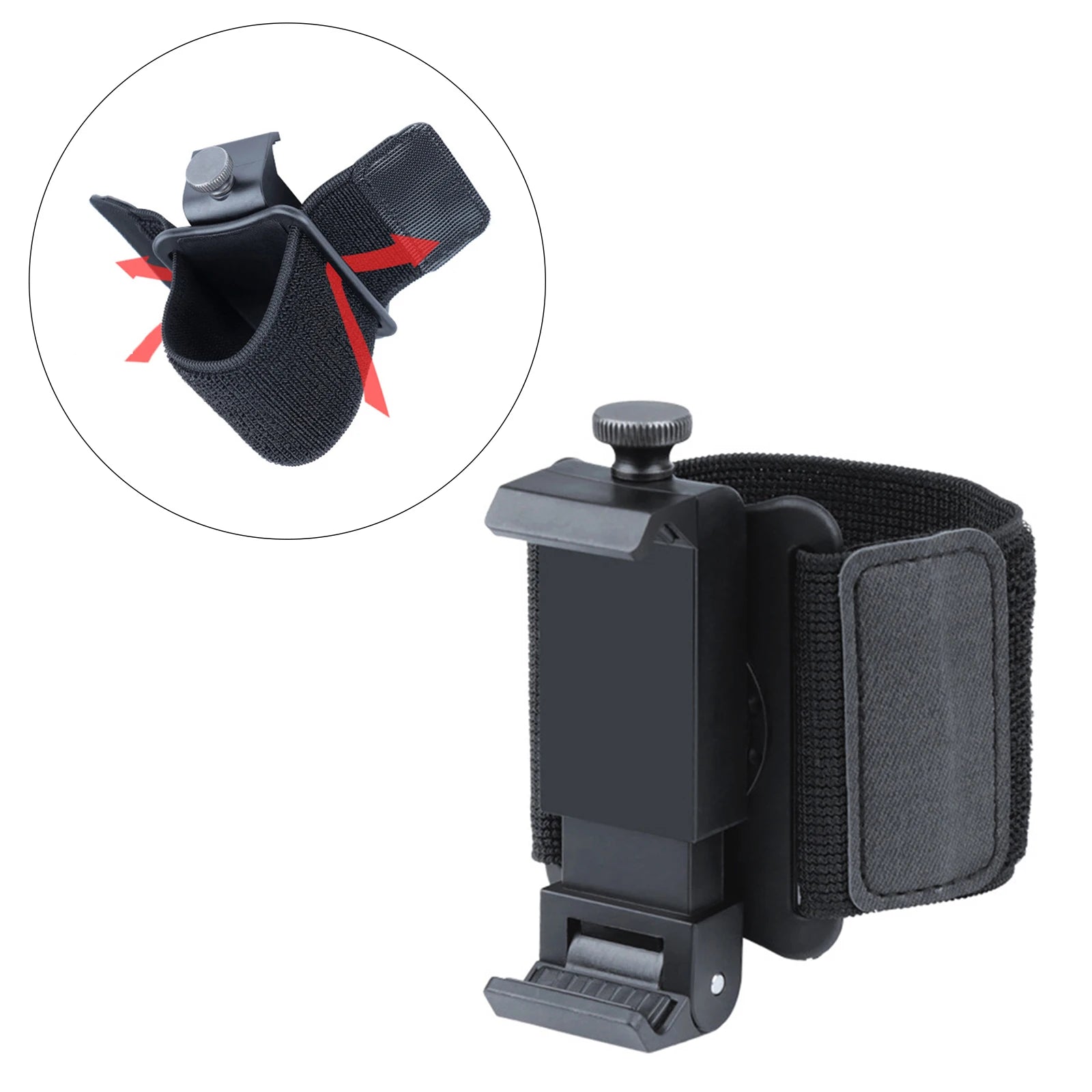 Bike Wristband Phone Holder Mount Phone Wrist Strap Holder 360° Rotation Armband Smartphone for Running Walking Hiking Cycling