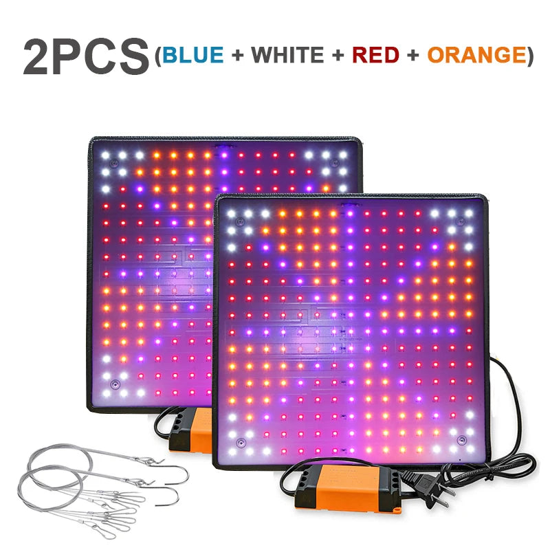 LED Indoor Grow Light Bulbs Full Spectrum 1000W Lamps for Succulent Flower Seeds Cultivation Led Panel Hanging Light AC 85-265V