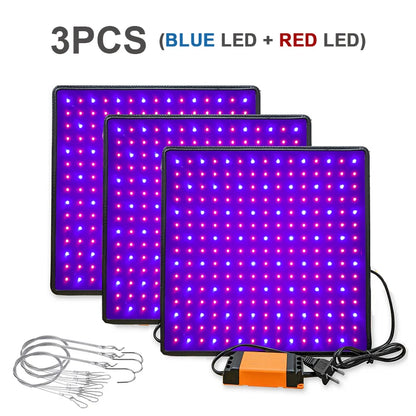 LED Indoor Grow Light Bulbs Full Spectrum 1000W Lamps for Succulent Flower Seeds Cultivation Led Panel Hanging Light AC 85-265V