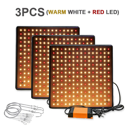 LED Indoor Grow Light Bulbs Full Spectrum 1000W Lamps for Succulent Flower Seeds Cultivation Led Panel Hanging Light AC 85-265V