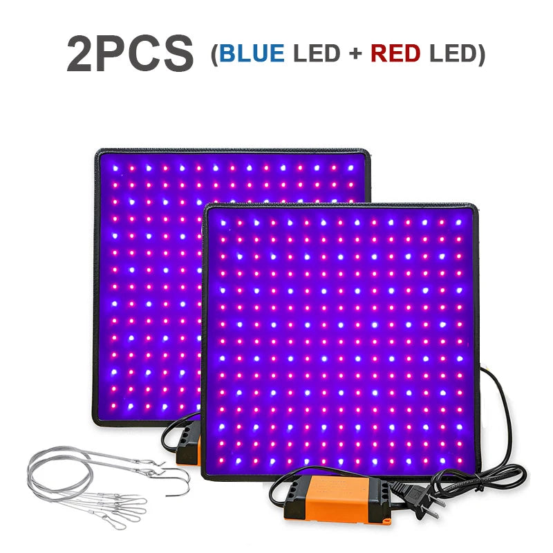 LED Indoor Grow Light Bulbs Full Spectrum 1000W Lamps for Succulent Flower Seeds Cultivation Led Panel Hanging Light AC 85-265V