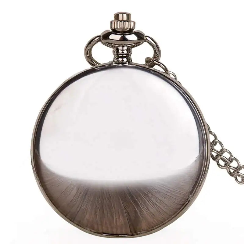 Fashion Polish Smooth Quartz Pocket watch Special Ruman Number Dial Pendant Necklace Men Women Fob Watch Gifts for Men