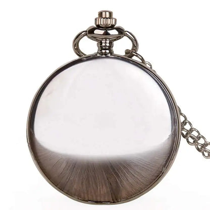 Fashion Polish Smooth Quartz Pocket watch Special Ruman Number Dial Pendant Necklace Men Women Fob Watch Gifts for Men