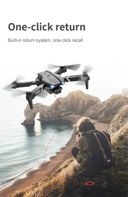 E99 Pro Drone Quadcopter Remote Control Handle Four Axis Aircraft HD 6K Photography UAV Altitude Fixation Helicopter Toys
