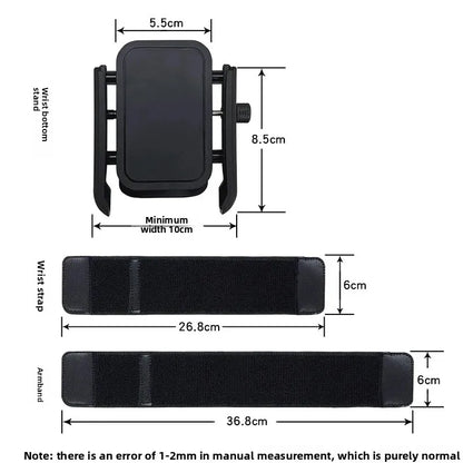 360°Rotatable New Wristband Phone Holder for Smartphone Running Armband for Hiking Biking Walking Universal Sports Wristband