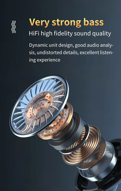M10 TWS Wireless Earbuds: Sports Waterproof Design, Bluetooth Connection, 9D Stereo Sound + Charging Box &amp; Microphone