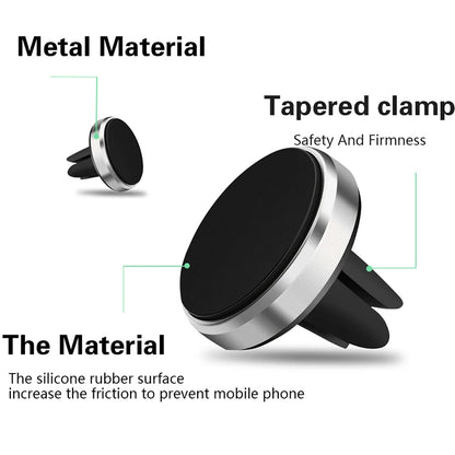 Magnetic Phone Holder For Phone In Car Air Vent Mount Universal Mobile Smartphone Stand Magnet Support Cell Holder For IPhone