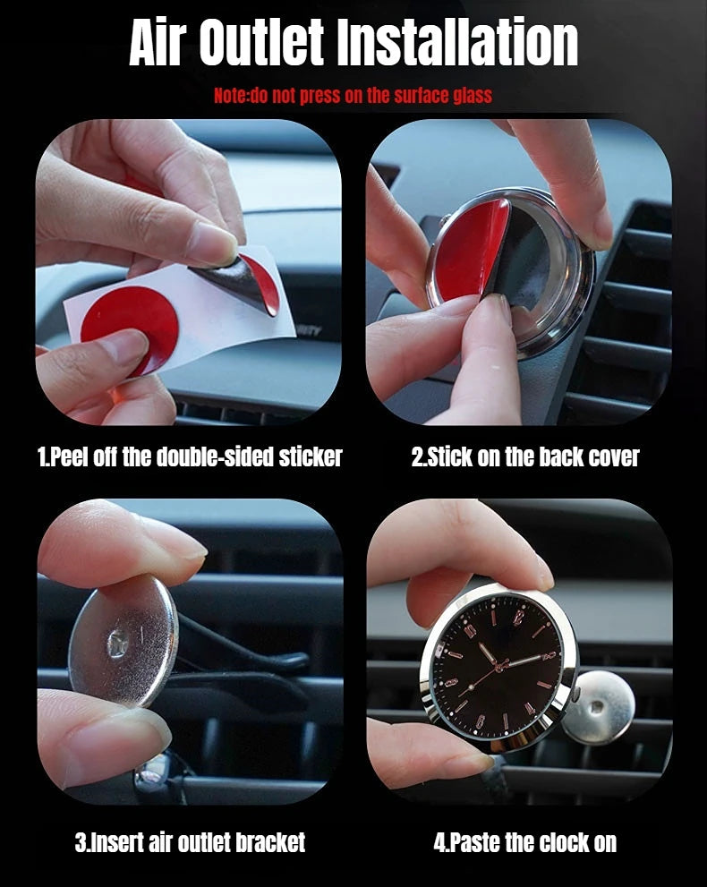 ATsafepro Car Panel Clock Vehicle Electronic Watches Waterproof Car Clock Interior Auto Assesories Car Supplies Novelty Best