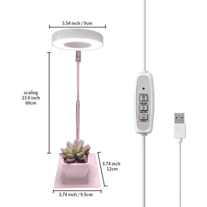 Full Spectrum LED Grow Light Grow Lamp Indoor Hydroponic Plant LED Plant Grow Light Phyto Lamp USB Phytolamp For Seedling Flower