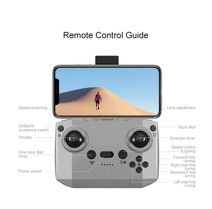 D16 Drone 8K HD With FPV Dual Camera RC Brushless Power Motor 5G WIFI Smart Obstacle Avoidance Profesional Aerial Quadcopter Toy