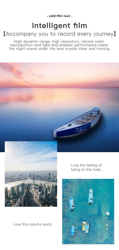 L600 PRO / PRO MAX Drone 4K Profesional Dual Camera 3-axis Gimbal Brushless Obstacle Avoidance WiFi FPV Dron RC Quadcopter Toys