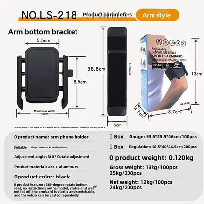 360°Rotatable New Wristband Phone Holder for Smartphone Running Armband for Hiking Biking Walking Universal Sports Wristband