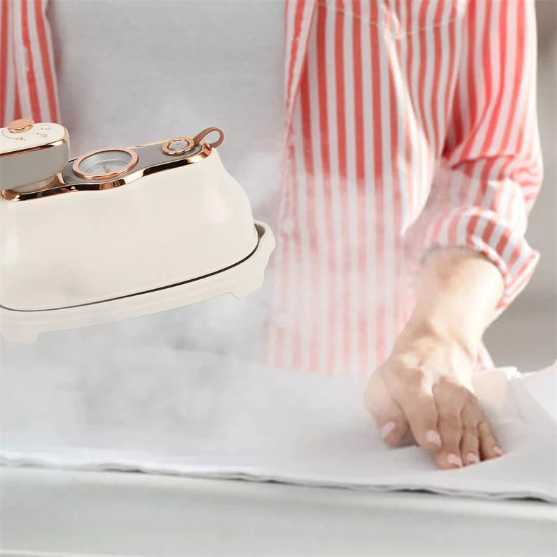 1200W Portable Garment Steamer Mini Handheld Steam Iron for Garments Wet and Dry Dual Use Electric Iron Travel Ironing Machine