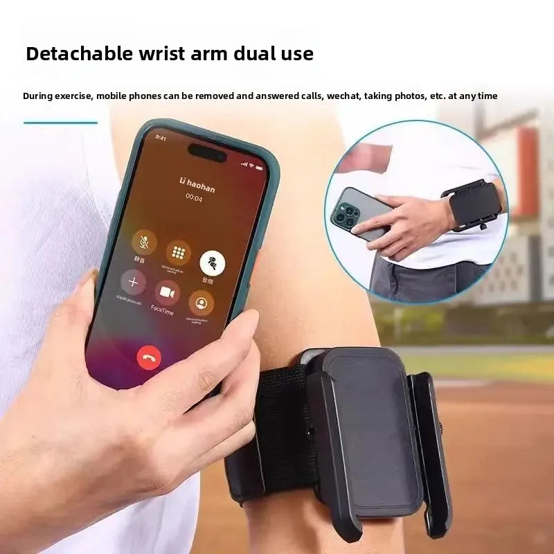 360°Rotatable New Wristband Phone Holder for Smartphone Running Armband for Hiking Biking Walking Universal Sports Wristband