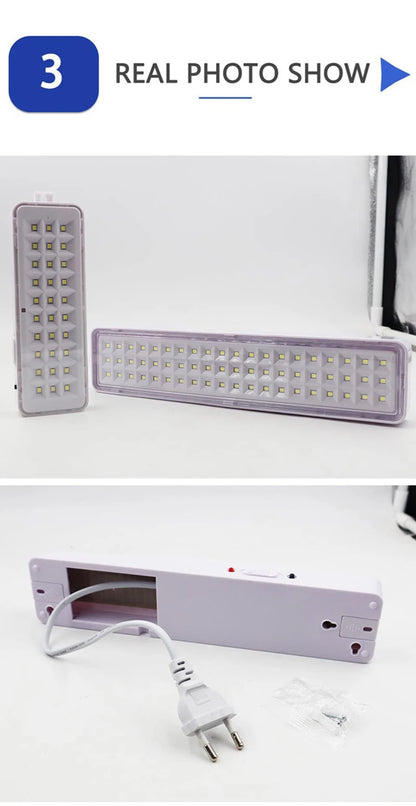 30 Beads Led Emergency Light EU/US Type-c Usb Port Rechargeable Camping Light Multi-function Rechargeable Battery
