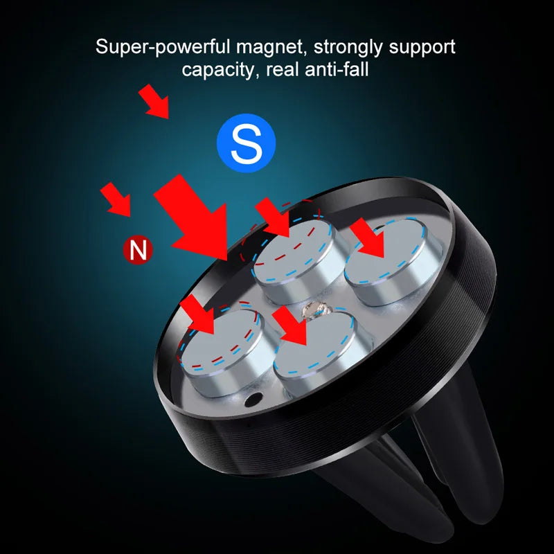 Magnetic Phone Holder For Phone In Car Air Vent Mount Universal Mobile Smartphone Stand Magnet Support Cell Holder For IPhone