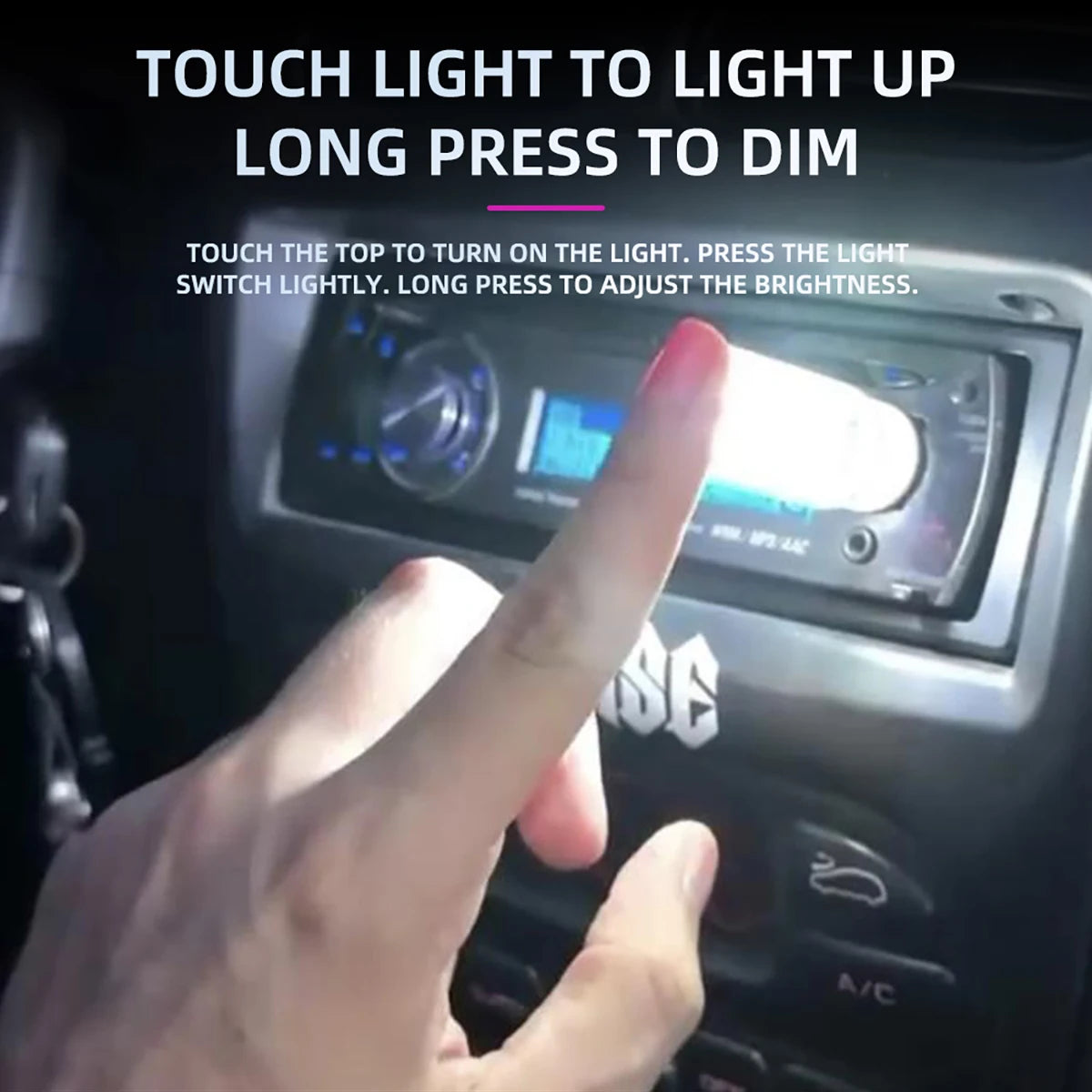 USB Night Light Touch Dimming LED Incandescent Filament Light Bulb Car Interior Lighting Atmosphere Lamp for Party Room Car