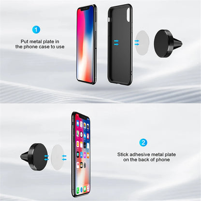 Magnetic Phone Holder For Phone In Car Air Vent Mount Universal Mobile Smartphone Stand Magnet Support Cell Holder For IPhone