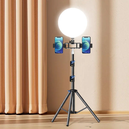 LED Photo Studio Light Video Lighting Recording Photography Panel Lamp &amp; Tripod Stand Remote For Youbute Game Live Phone Holder