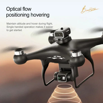 2025 New S116 MAX 8K Drone 3 Batteries+WIFI FPVDual Camera Ptical Flow 360° Obstacle Avoidance Brushless Motor RC Quadcopter