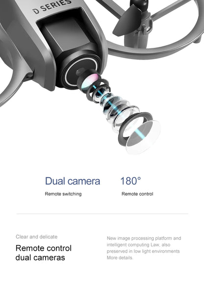 D16 Drone 8K HD With FPV Dual Camera RC Brushless Power Motor 5G WIFI Smart Obstacle Avoidance Profesional Aerial Quadcopter Toy
