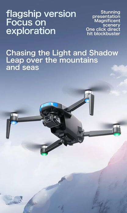 S-X1 MAX 4K Professional Drone With HD Camera 3-Axis Gimbal GPS Dron Brushless 5G WIFI Screen Remote Control RC Quadcopter Toys