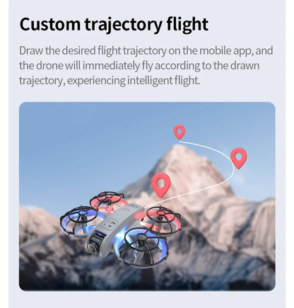 K100 MAX HD 8K Drone With Dual Cameras Obstacle Avoidance Optical Flow Professional Aerial Photography Video For Kid Adults Gift