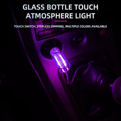 USB Night Light Touch Dimming LED Incandescent Filament Light Bulb Car Interior Lighting Atmosphere Lamp for Party Room Car