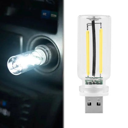 USB Night Light Touch Dimming LED Incandescent Filament Light Bulb Car Interior Lighting Atmosphere Lamp for Party Room Car