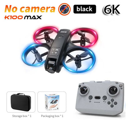 K100 MAX HD 8K Drone With Dual Cameras Obstacle Avoidance Optical Flow Professional Aerial Photography Video For Kid Adults Gift
