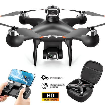 2025 New S116 MAX 8K Drone 3 Batteries+WIFI FPVDual Camera Ptical Flow 360° Obstacle Avoidance Brushless Motor RC Quadcopter