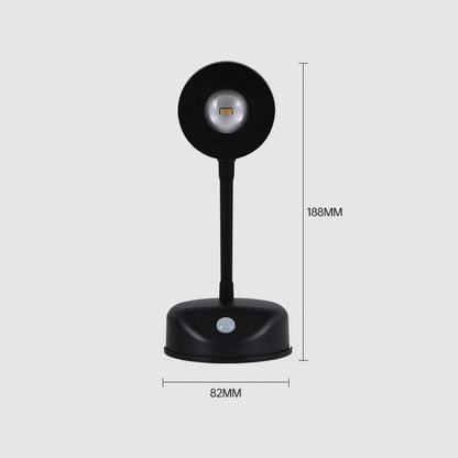 LED Wall Lamp USB Charging Wirelessly Dimmable Motion Sensor Living Room Bedroom Bedside Decoration Spotlights Night Wall Light