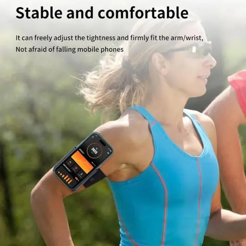 360°Rotatable New Wristband Phone Holder for Smartphone Running Armband for Hiking Biking Walking Universal Sports Wristband